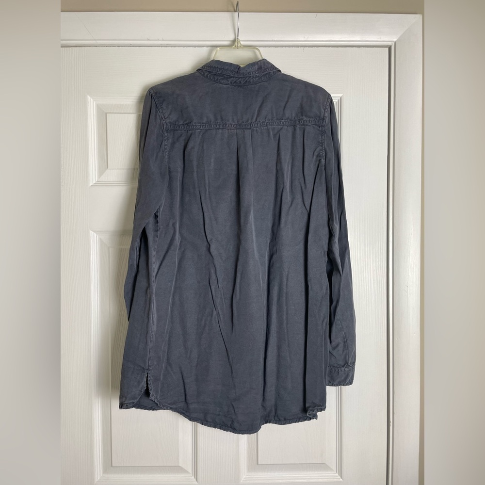 Halogen Grey Button Down Tunic - Size Large - Nwot - image 2